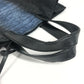 FENDI Handbag 7VA367 Leather / nylon black logo Women Used Authentic