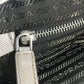 PRADA Business bag saffiano leather Beige type Triangle logo plate mens Used Authentic