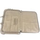 PRADA Business bag saffiano leather Beige type Triangle logo plate mens Used Authentic