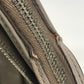 PRADA Business bag saffiano leather Beige type Triangle logo plate mens Used Authentic