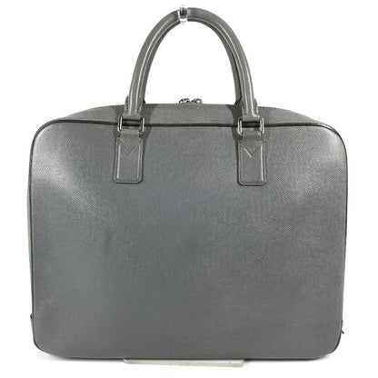 LOUIS VUITTON Business bag M32782 Taiga Leather gray Taiga Neo Igor mens Used Authentic