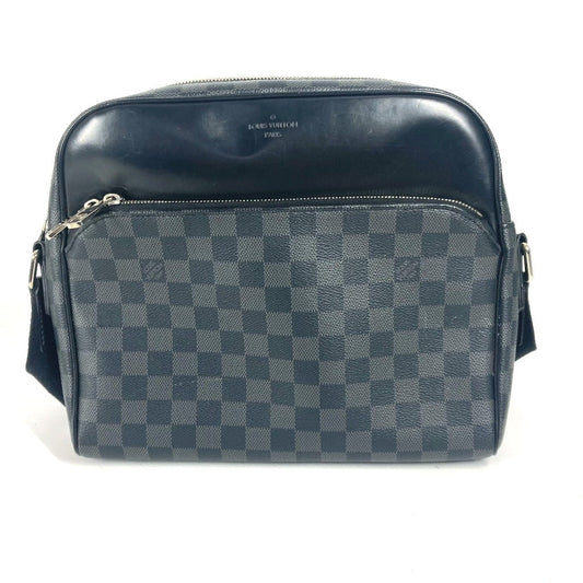 LOUIS VUITTON Shoulder Bag N41408 Damier Grafitto Canvas black Damier Grafitte Dayton PM