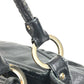 FENDI Shoulder Bag leather black logo