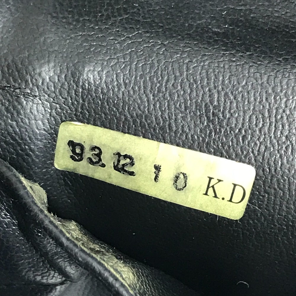 CHANEL Handbag leather black CC COCO Mark logo Bicolore Matelasse Quilting