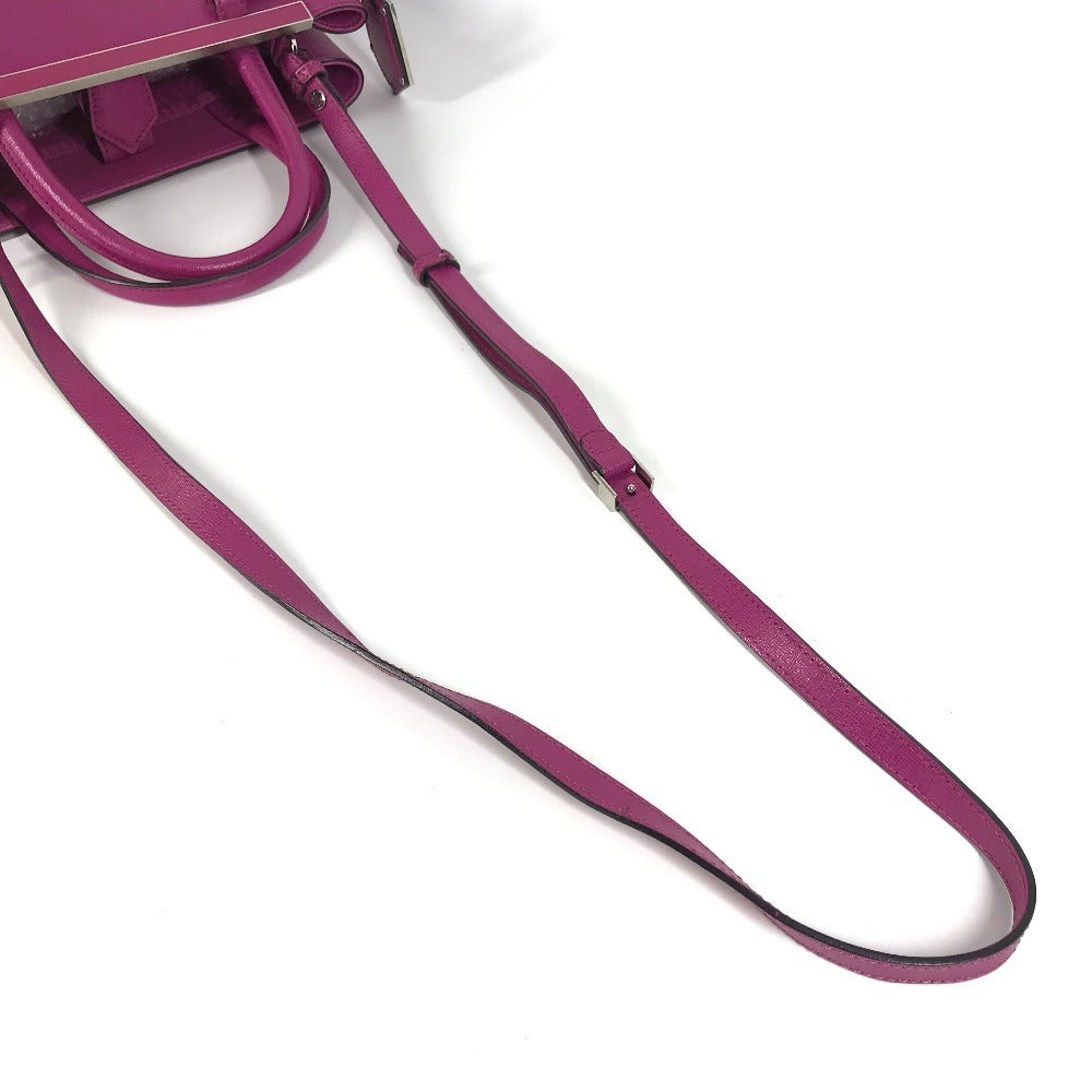 FENDI Handbag 8BH253 leather purple Petite to Jules