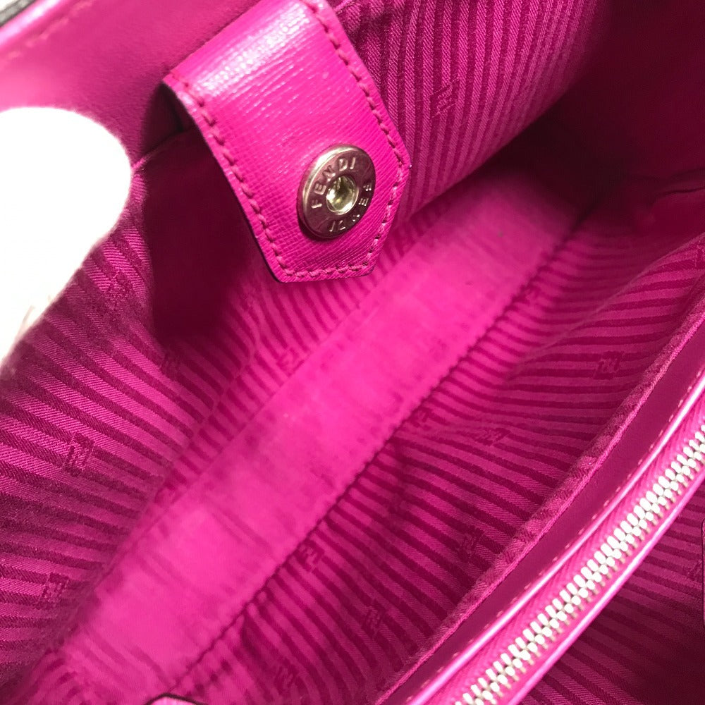 FENDI Handbag 8BH253 leather purple Petite to Jules