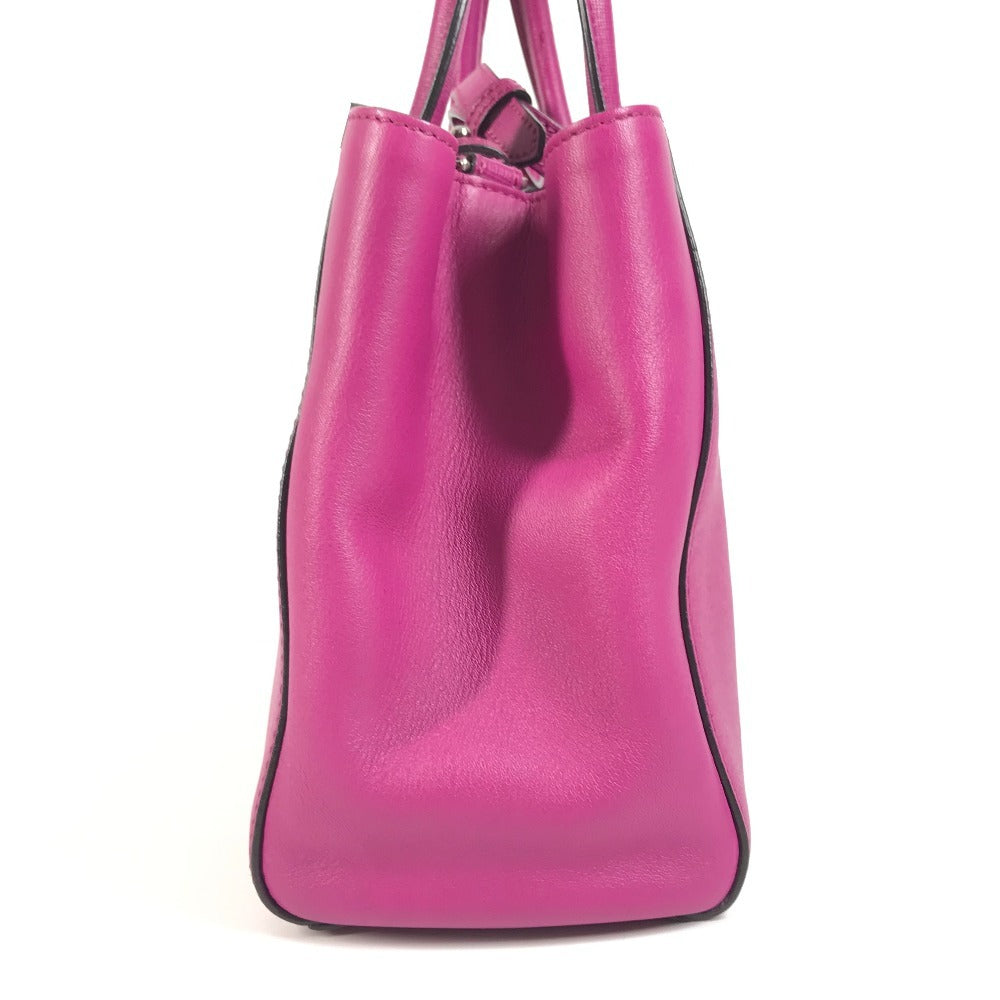 FENDI Handbag 8BH253 leather purple Petite to Jules