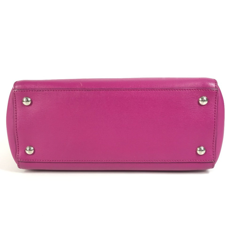 FENDI Handbag 8BH253 leather purple Petite to Jules