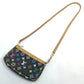 LOUIS VUITTON Pouch M92648 Monogram canvas Black x multicolor Monogram multicolor Pochette Accessoires Women Used Authentic