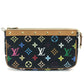 LOUIS VUITTON Pouch M92648 Monogram canvas Black x multicolor Monogram multicolor Pochette Accessoires Women Used Authentic