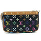 LOUIS VUITTON Pouch M92648 Monogram canvas Black x multicolor Monogram multicolor Pochette Accessoires Women Used Authentic
