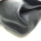 CELINE Handbag leather Black x Gold Metal vintage Circle logo Women Used Authentic