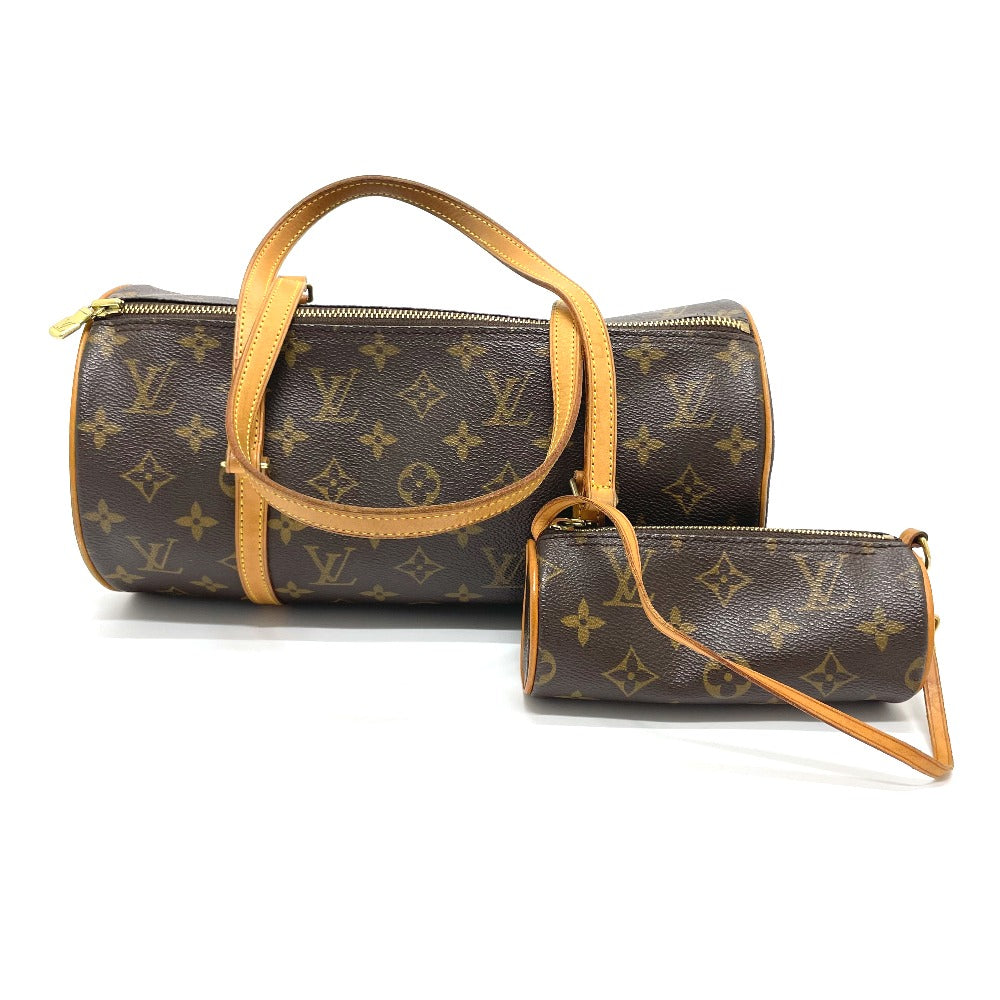 LOUIS VUITTON Shoulder Bag M51385 Monogram canvas Brown Monogram Papillon 30 with pouch Women Used Authentic