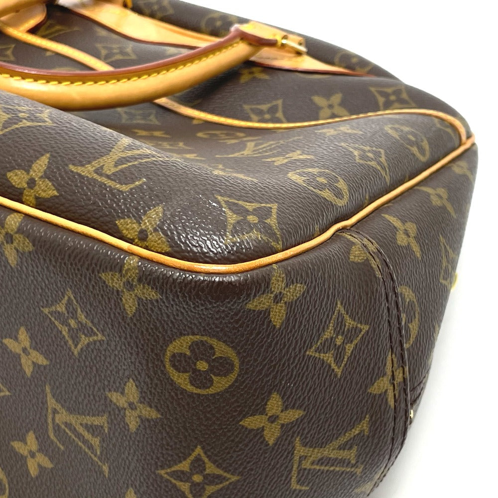LOUIS VUITTON Boston Duffel bag M47270 Monogram canvas Brown Monogram Deauville Women Used Authentic