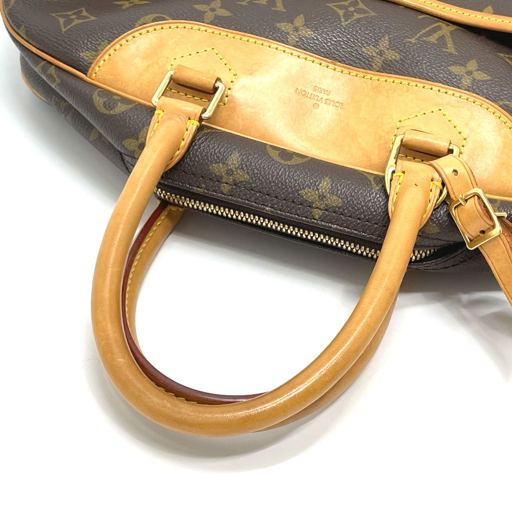 LOUIS VUITTON Boston Duffel bag M47270 Monogram canvas Brown Monogram Deauville Women Used Authentic