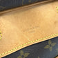LOUIS VUITTON Boston Duffel bag M47270 Monogram canvas Brown Monogram Deauville Women Used Authentic