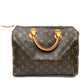 LOUIS VUITTON Boston Duffel bag M41526 Monogram canvas Brown Monogram Speedy 30 Women Used Authentic