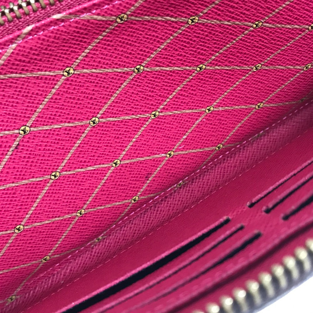 LOUIS VUITTON Long Wallet Purse M62616 Monogram canvas Brown Monogram Summer Trunk Zippy wallet Women Used Authentic