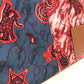LOEWE Tote Bag 330.54CW76 Canvas / leather blue x pink x red Hauras Ihisa Collection Cushion tote Women Used Authentic