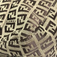 FENDI Shoulder Bag 8BR001 Canvas / leather beige Zucca FF pattern Women Used Authentic