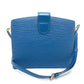 LOUIS VUITTON Shoulder Bag M52345 Epi Leather blue Epi Capuchin Women Used Authentic