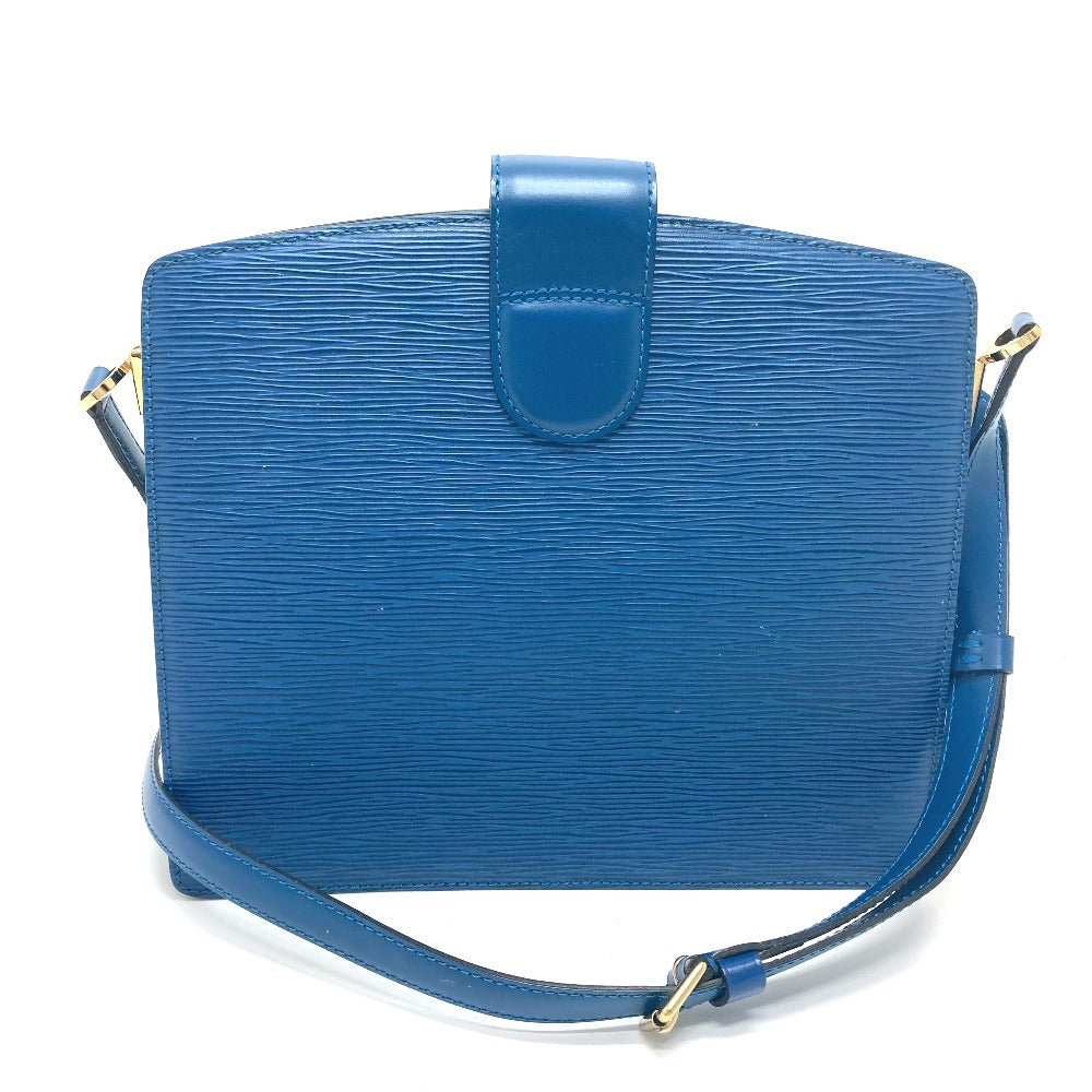 LOUIS VUITTON Shoulder Bag M52345 Epi Leather blue Epi Capuchin Women Used Authentic