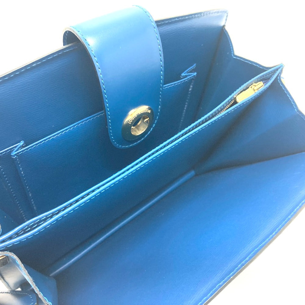 LOUIS VUITTON Shoulder Bag M52345 Epi Leather blue Epi Capuchin Women Used Authentic