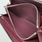 LOUIS VUITTON Long Wallet Purse M67540 leather Orange beige type Zippy Rock Me Women Used Authentic