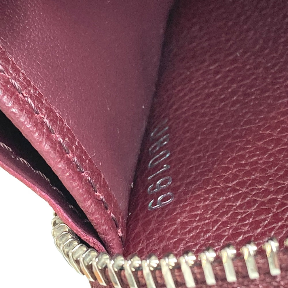 LOUIS VUITTON Long Wallet Purse M67540 leather Orange beige type Zippy Rock Me Women Used Authentic