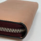 LOUIS VUITTON Long Wallet Purse M67540 leather Orange beige type Zippy Rock Me Women Used Authentic