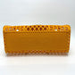 FENDI Handbag 8GH389 Plastic, Leather Orange type bag Bucket medium Women Used Authentic