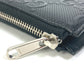 GUCCI Coin case 657571 leather black GG emboss L-shaped fastener mens Used Authentic