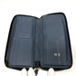 LOUIS VUITTON Long Wallet Purse M82322 Monogram shadow leather Navy Monogram shadow Zippy Wallet Vertical