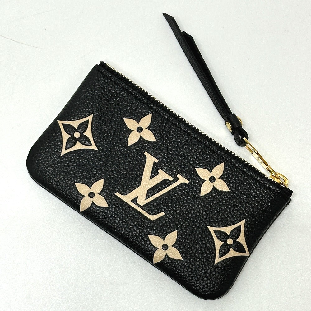 LOUIS VUITTON Coin case M80885 Monogram Ann Platt Leather black Monogram Ann Platt Pochette Cre