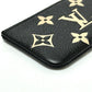 LOUIS VUITTON Coin case M80885 Monogram Ann Platt Leather black Monogram Ann Platt Pochette Cre