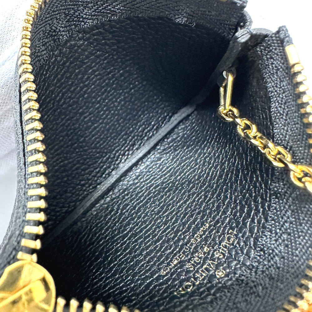 LOUIS VUITTON Coin case M80885 Monogram Ann Platt Leather black Monogram Ann Platt Pochette Cre