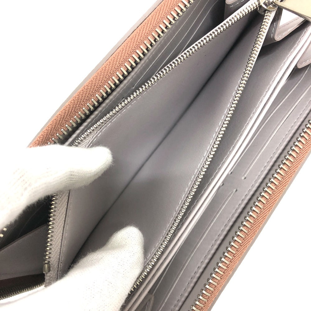 LOUIS VUITTON Long Wallet Purse M61868 Monogram Mahina pink Monogram Mahina Zippy wallet Women Used Authentic