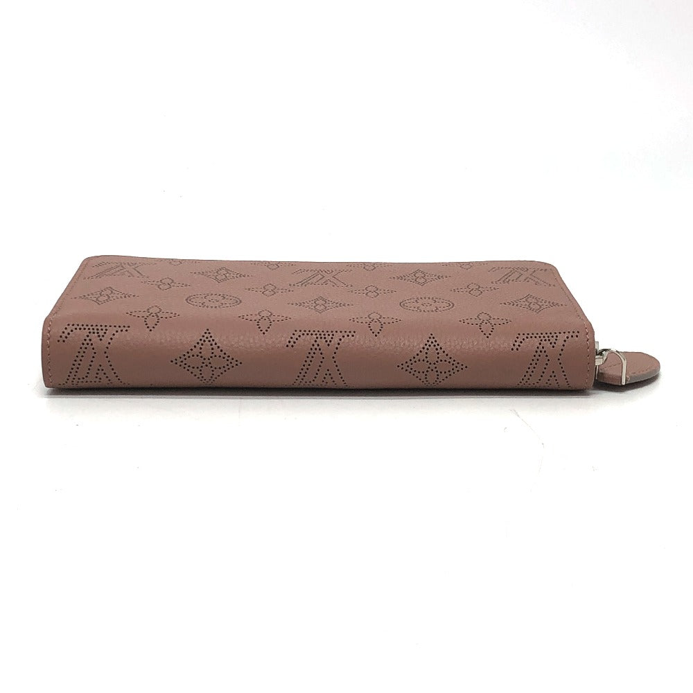 LOUIS VUITTON Long Wallet Purse M61868 Monogram Mahina pink Monogram Mahina Zippy wallet Women Used Authentic