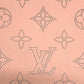 LOUIS VUITTON Long Wallet Purse M61868 Monogram Mahina pink Monogram Mahina Zippy wallet Women Used Authentic