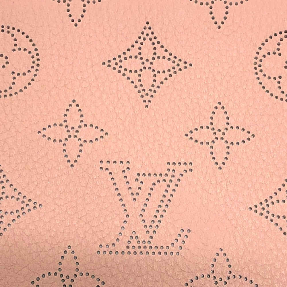 LOUIS VUITTON Long Wallet Purse M61868 Monogram Mahina pink Monogram Mahina Zippy wallet Women Used Authentic