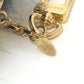 LOUIS VUITTON Bag charm M67372 fur black fuzzy bubble fur