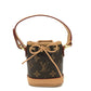 LOUIS VUITTON charm M00818 Monogram canvas Brown Monogram Bijoux Sac Micro Noe