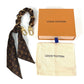 LOUIS VUITTON charm M01354 silk Brown Monogram Bag Charm/Chain Fural