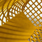 FENDI Handbag 8BH389 plastic yellow Medium basket Women Used Authentic