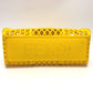 FENDI Handbag 8BH389 plastic yellow Medium basket Women Used Authentic