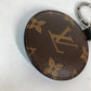 LOUIS VUITTON Bag charm M68307 Monogram canvas Blue x brown Monogram portocle padid