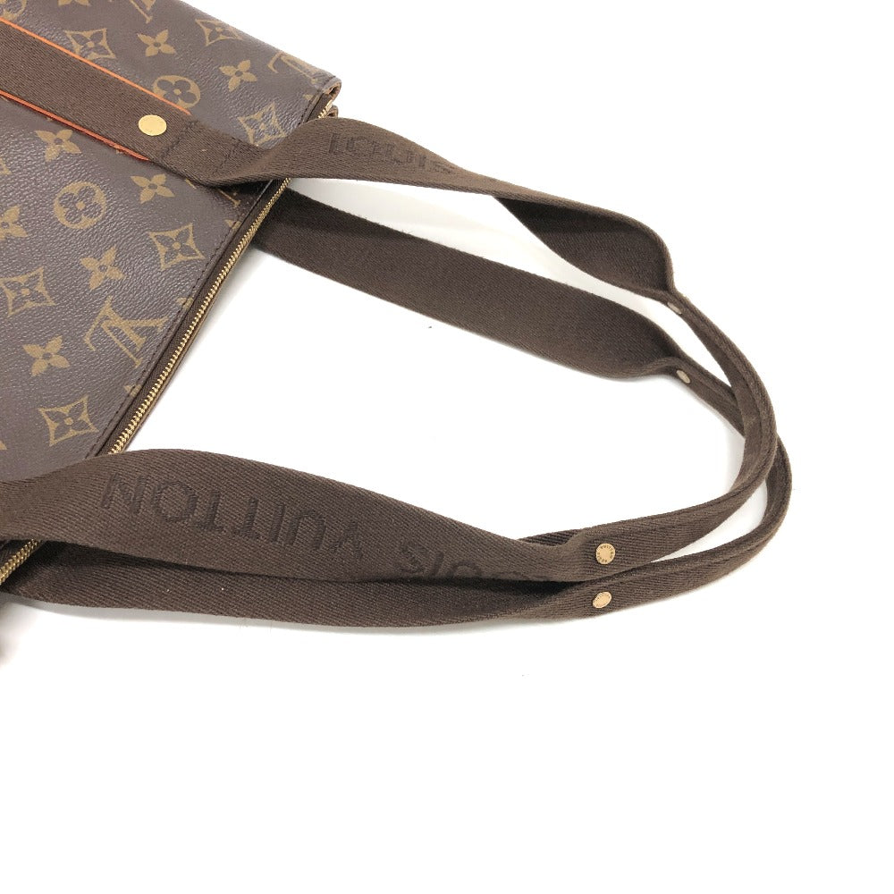 LOUIS VUITTON Tote Bag M53013 Damier canvas Brown Hippo Bobour Women Secondhand Authentic
