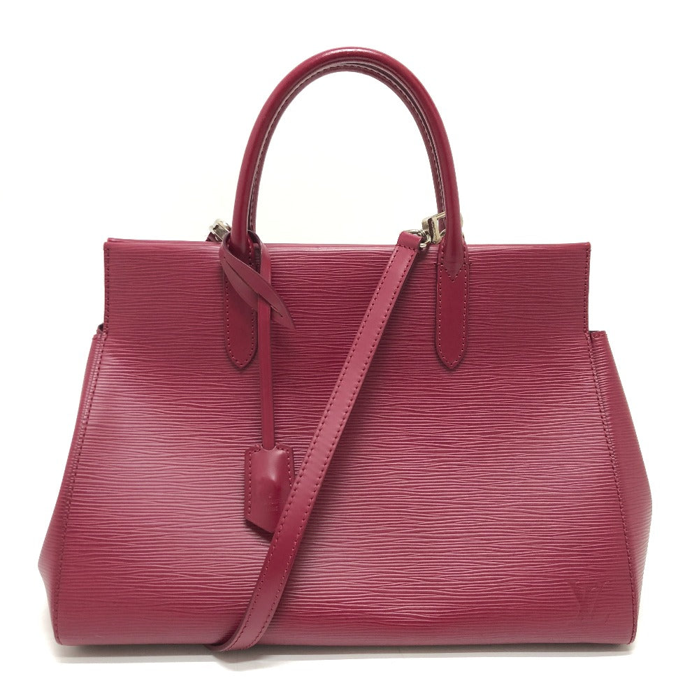 LOUIS VUITTON Handbag M94612 Epi Leather SilverMetal Marley MM Women Used Authentic