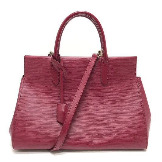 LOUIS VUITTON Handbag M94612 Epi Leather SilverMetal Marley MM Women Used Authentic