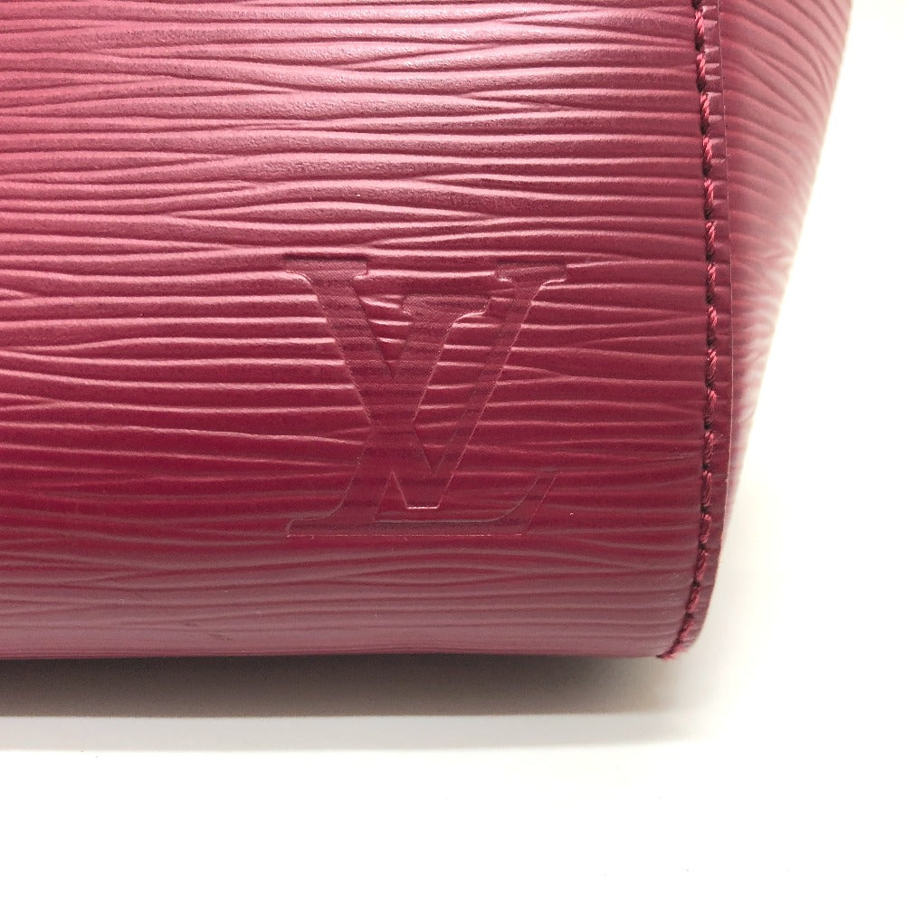 LOUIS VUITTON Handbag M94612 Epi Leather SilverMetal Marley MM Women Used Authentic